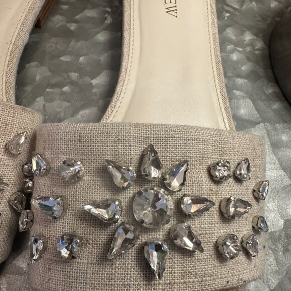 J crew factory jeweled Slides womans Size 9 - Picture 7 of 7